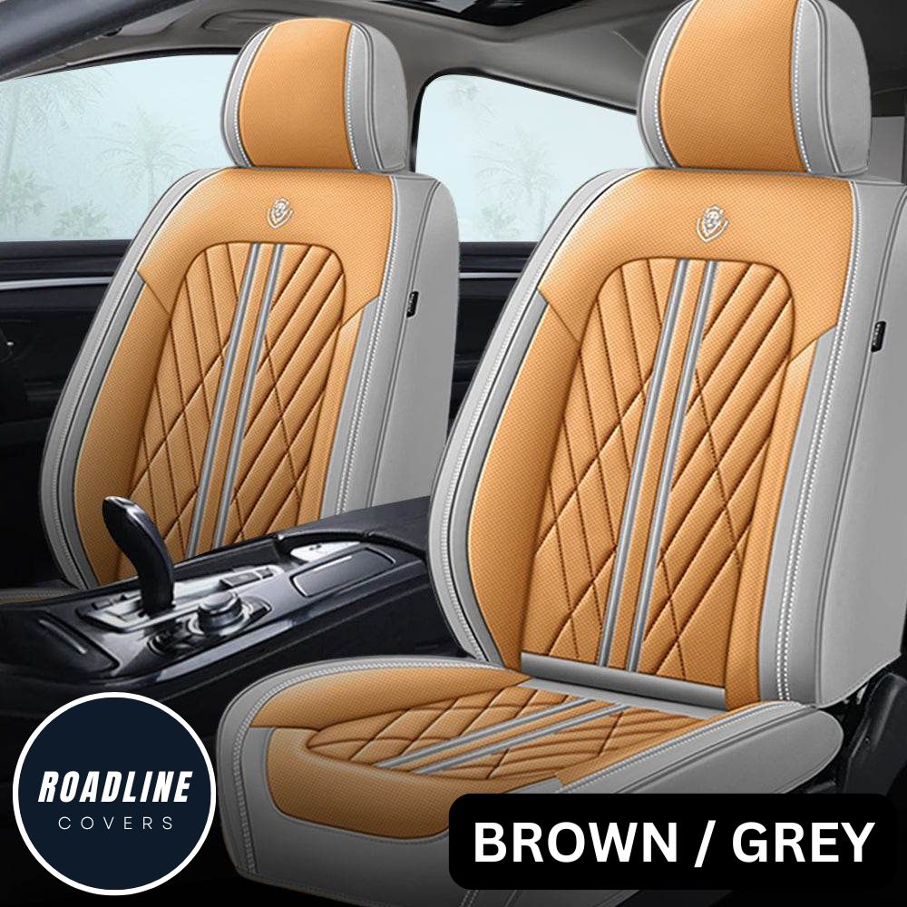 Brown & Grey Roadline Covers