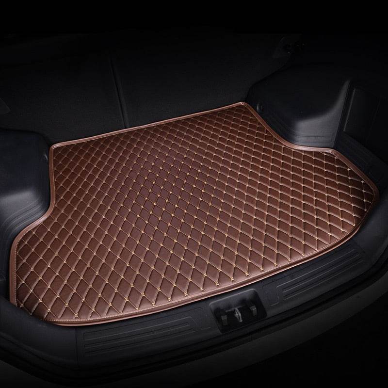 Dark Brown Custom Car Trunk Mats