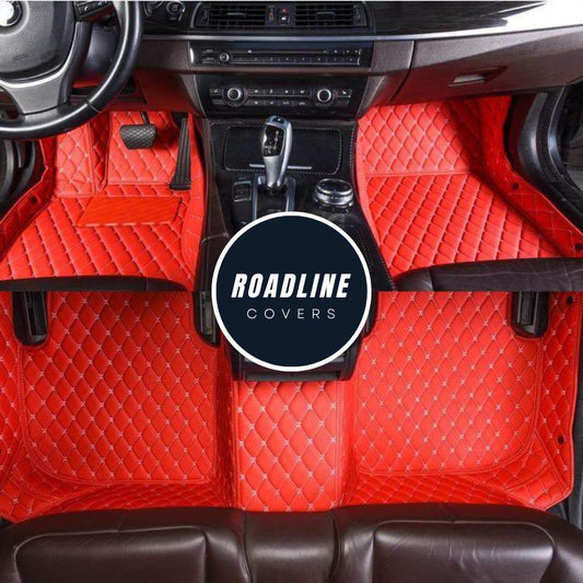 Red Custom Car Floor Mats