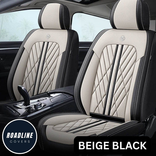 Beige & Black Roadline Covers
