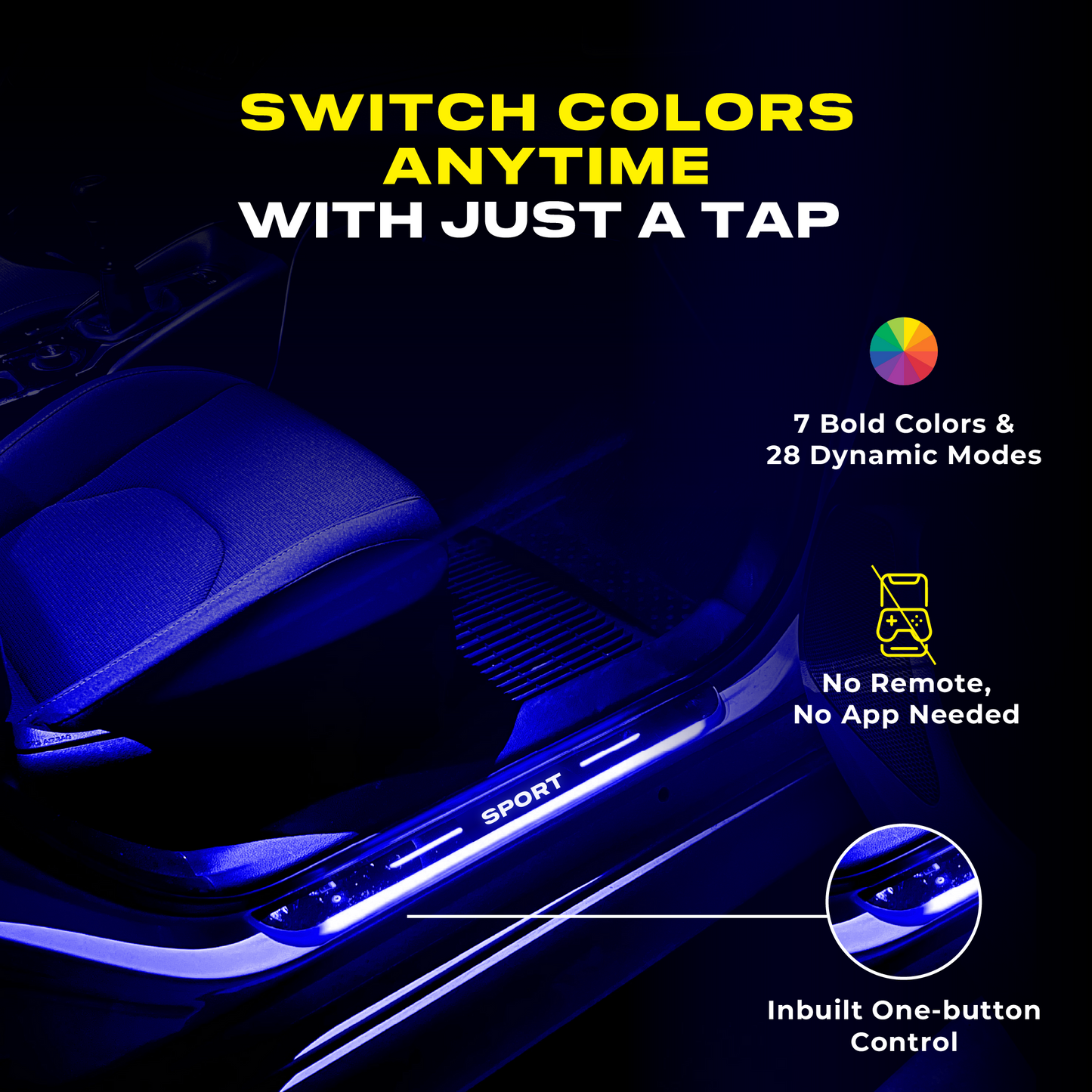 Roadline Covers - LED Door Sill Pro