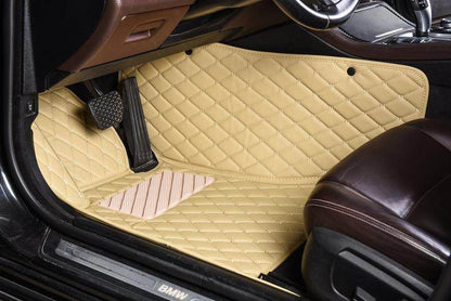 Beige Custom Car Floor Mats