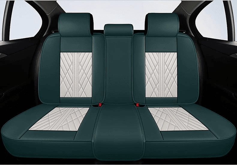 Beige & Green Roadline Covers