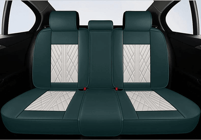 Beige & Green Roadline Covers
