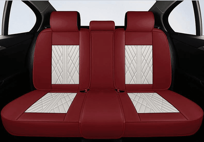 Beige & Red Roadline Covers