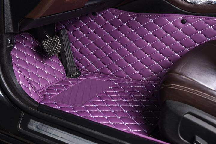 Purple Custom Car Floor Mats